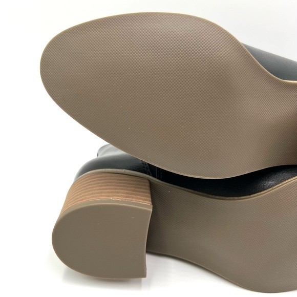 Dr. Scholl's Women's Teammate Black Vegan Leather Ankle Boots Booties 8 NEW - Picture 11 of 13